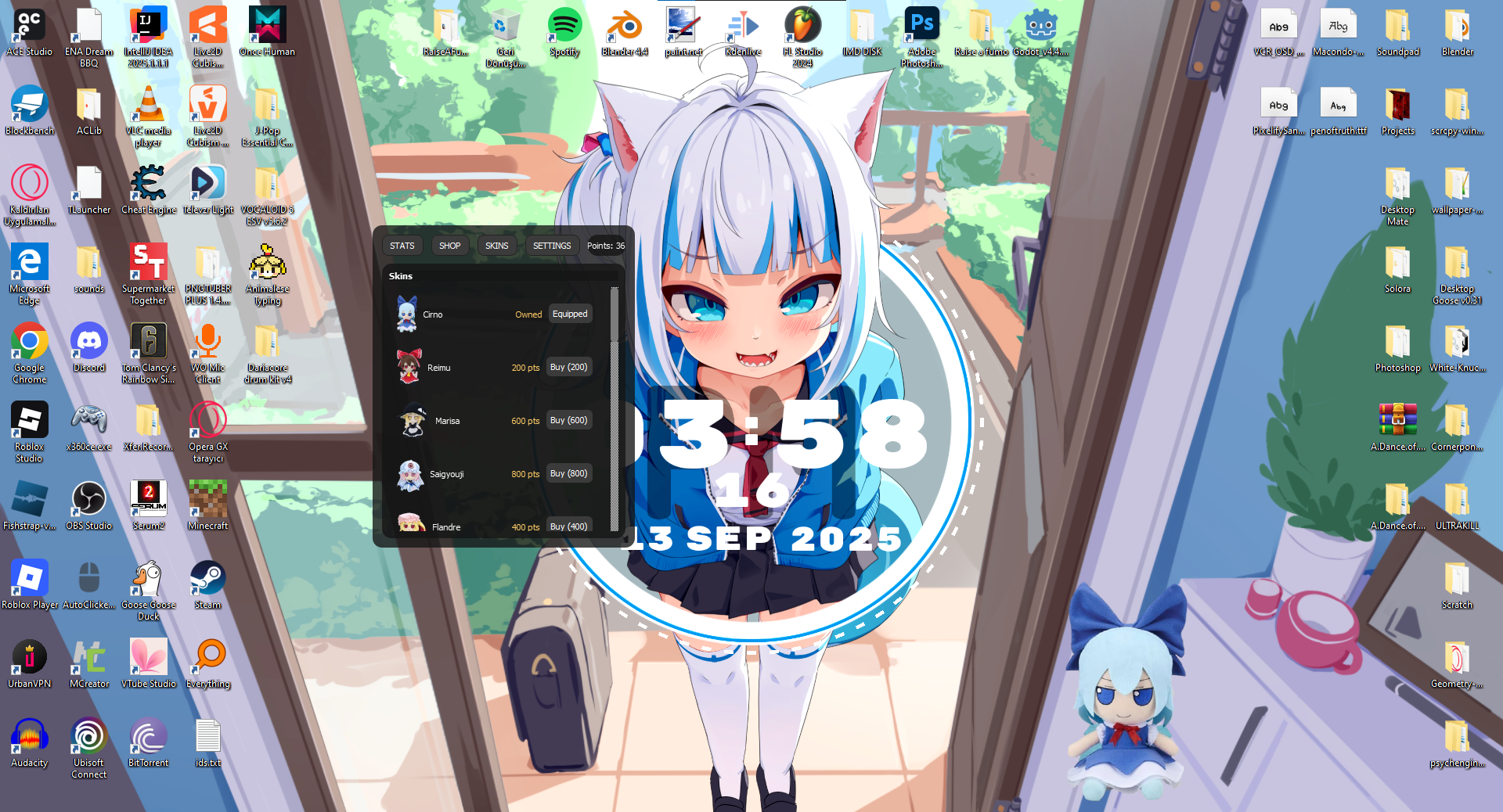 Screenshot 3 for Raise a fumo! [Beta]