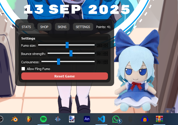 Screenshot 2 for Raise a fumo! [Beta]