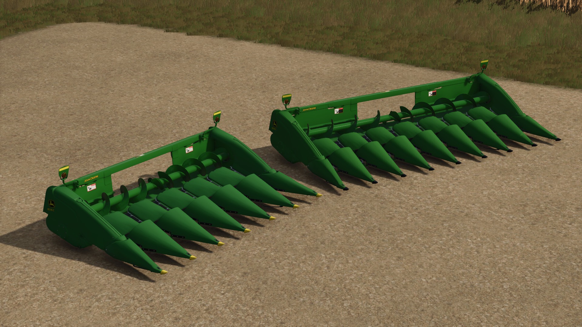 Screenshot 3 for FS25 John Deere 606C / 608C Pack