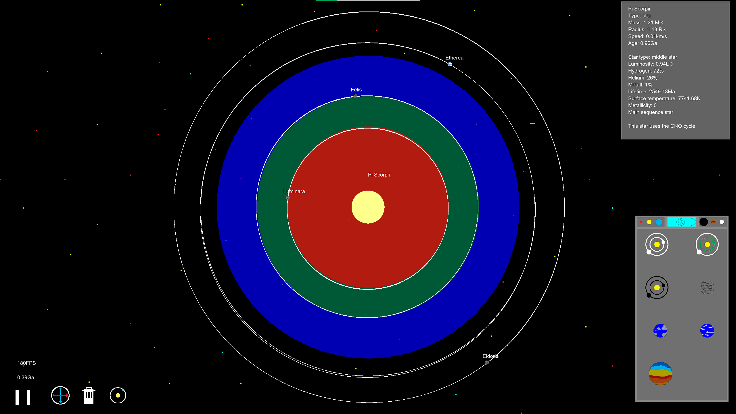 Screenshot 2 for Simple 2D universe