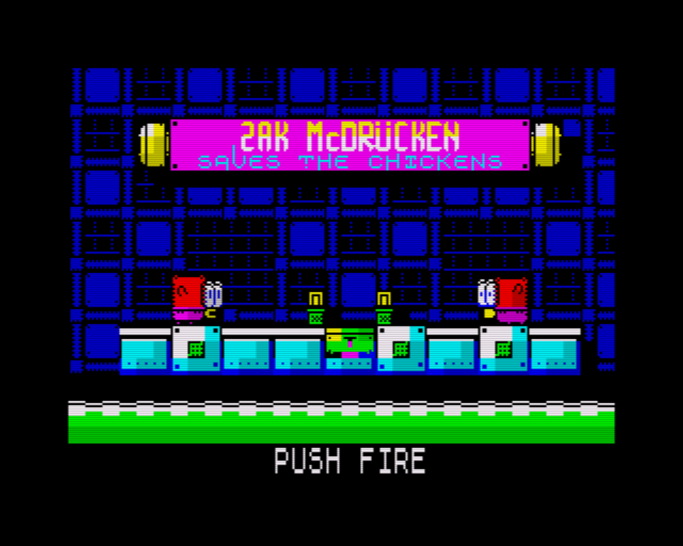 Zak McDrucken Saves The Chickens (ZX SPECTRUM) by RetroSouls