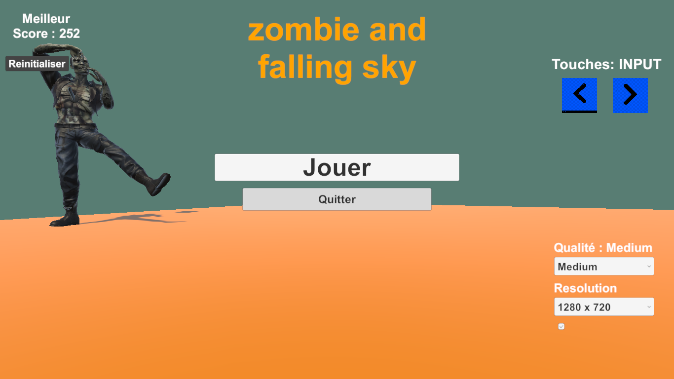 zombie and falling sky by CDK Games