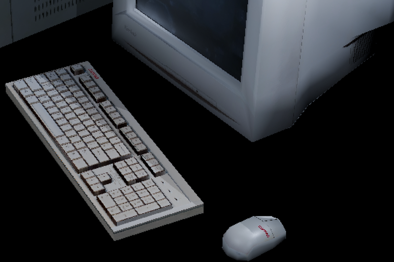 Ps1 Computer Texture PS1/PSX retro PC/computer asset by Shayno