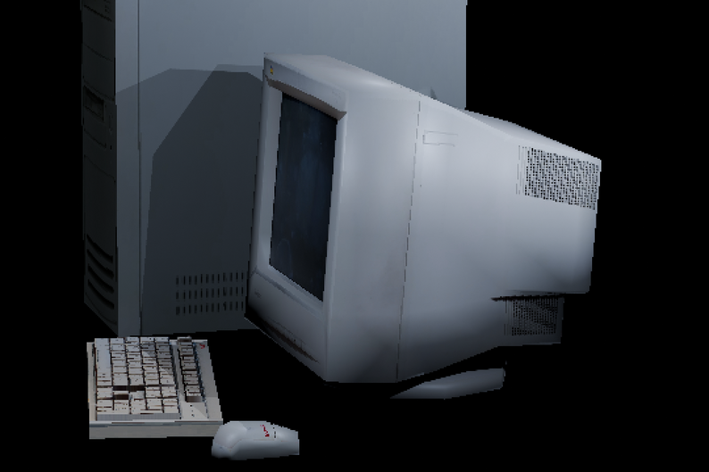 Ps1 Computer Texture PS1/PSX retro PC/computer asset by Shayno