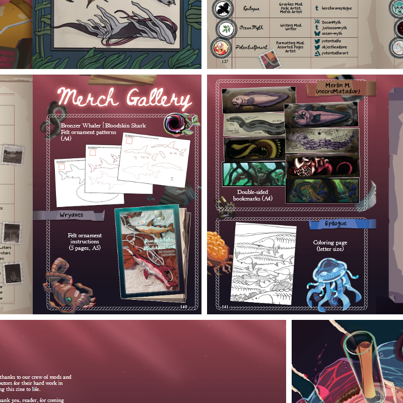 Screenshot 6 for Messages in a Bottle: A Dredge Fanzine