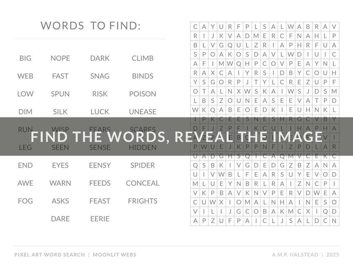 Screenshot 4 for Pixel Art Word Search: Moonlit Webs