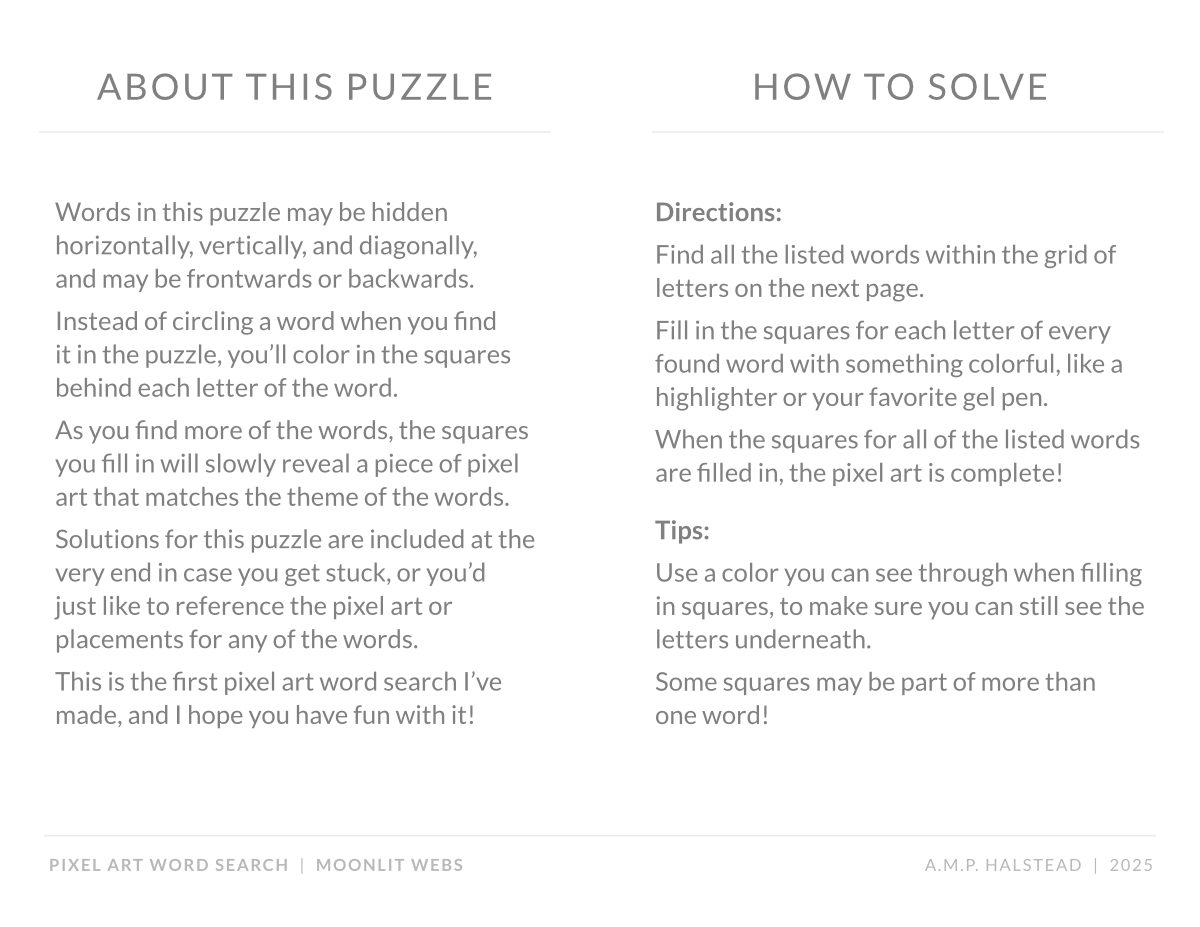 Screenshot 3 for Pixel Art Word Search: Moonlit Webs