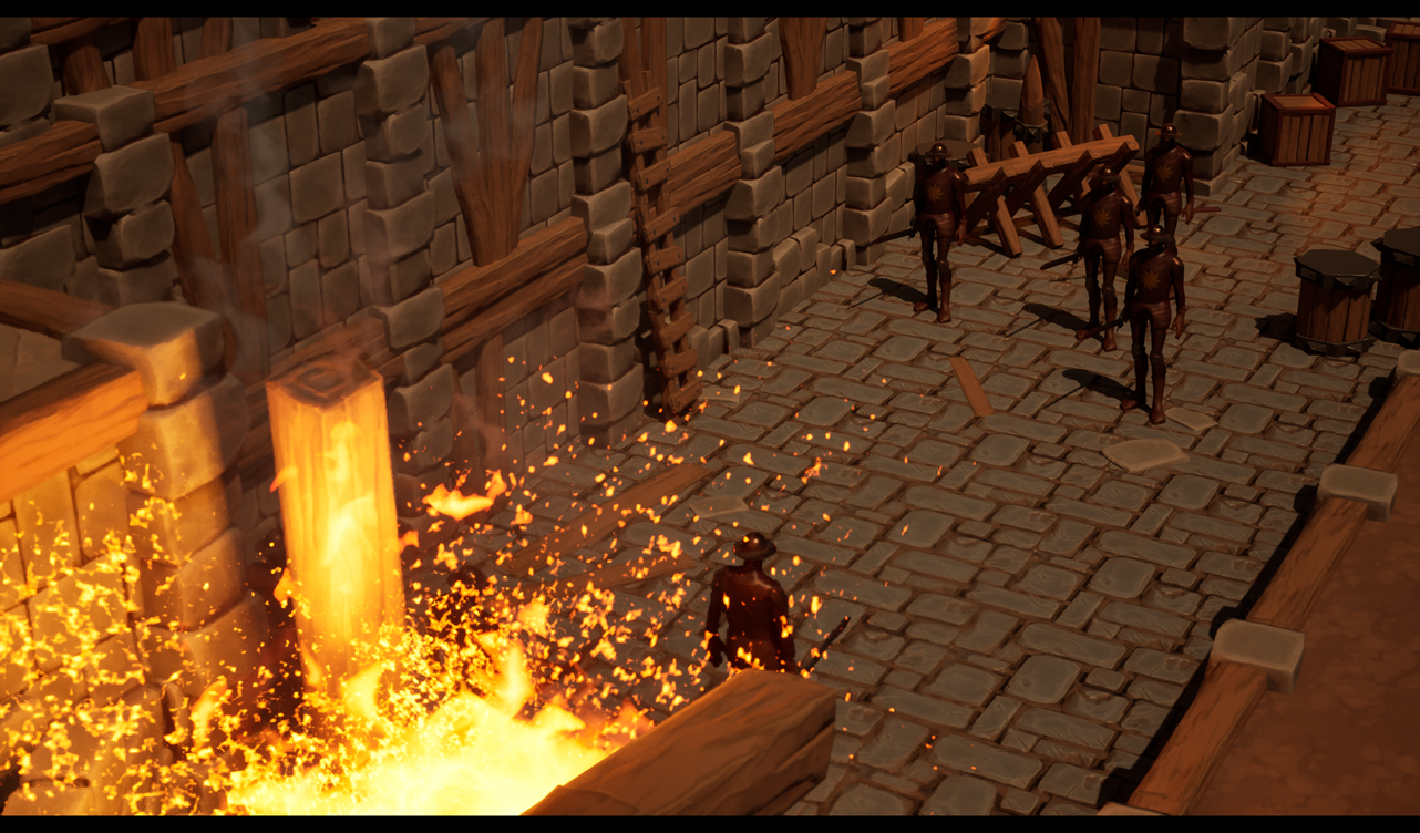 Burning Crown by tawagoteau, GregoireSGR, Lucas Pereira, ZED