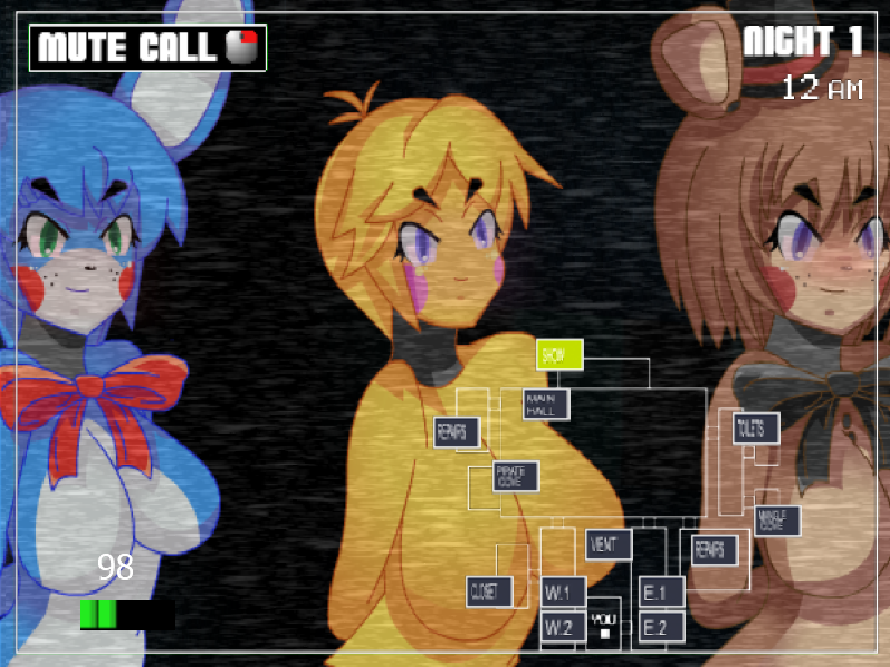 Five Nights in Anime: Rebuilt screenshot 3