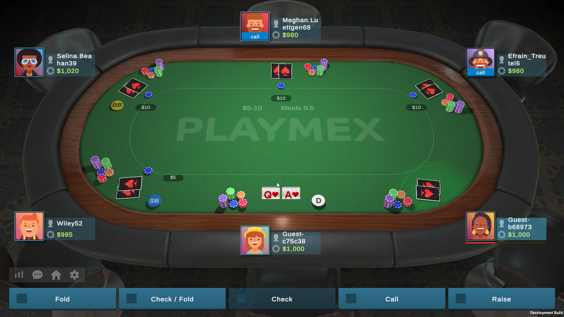 Screenshot 3 for Texas Hold'em Poker – Multiplayer Casino Card Game