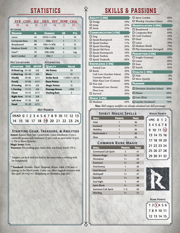 Screenshot 5 for RuneQuest Elder Race Adventurers