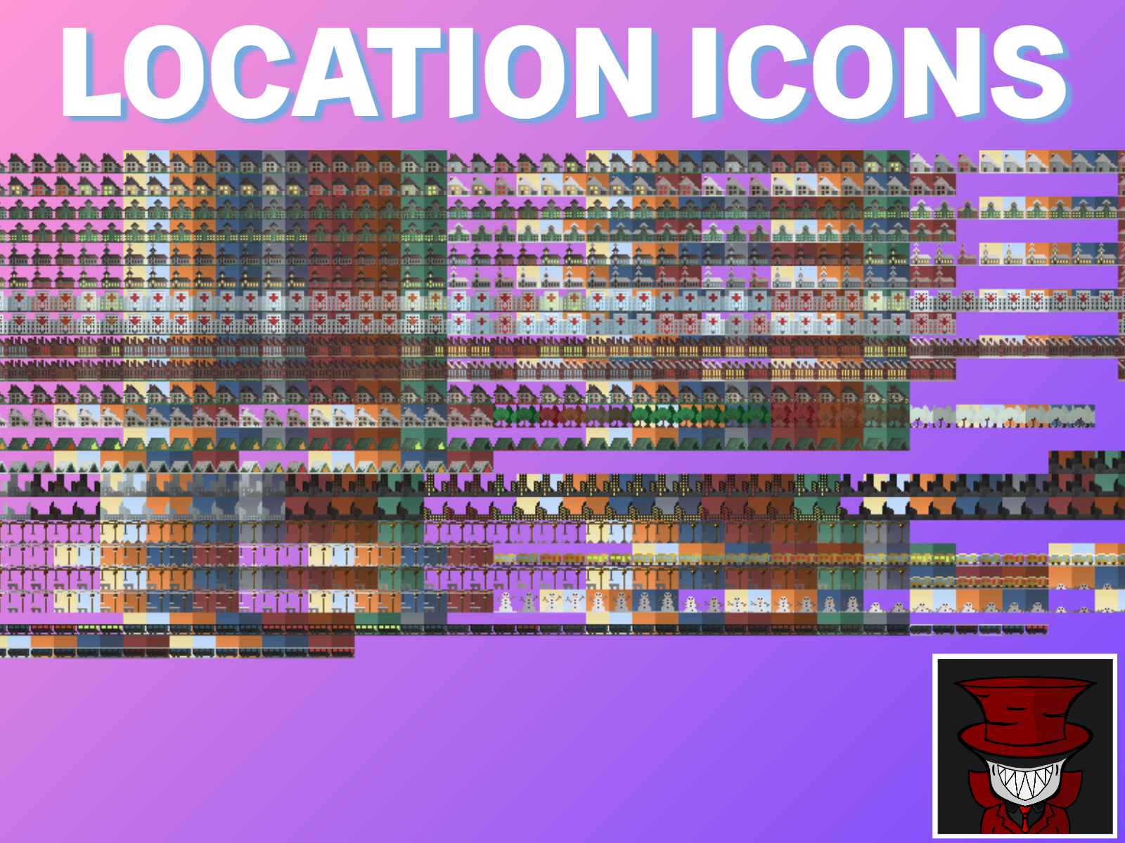 2JU's Mega 16x16 Icon pack 2,674 Sprites by TwoJYou