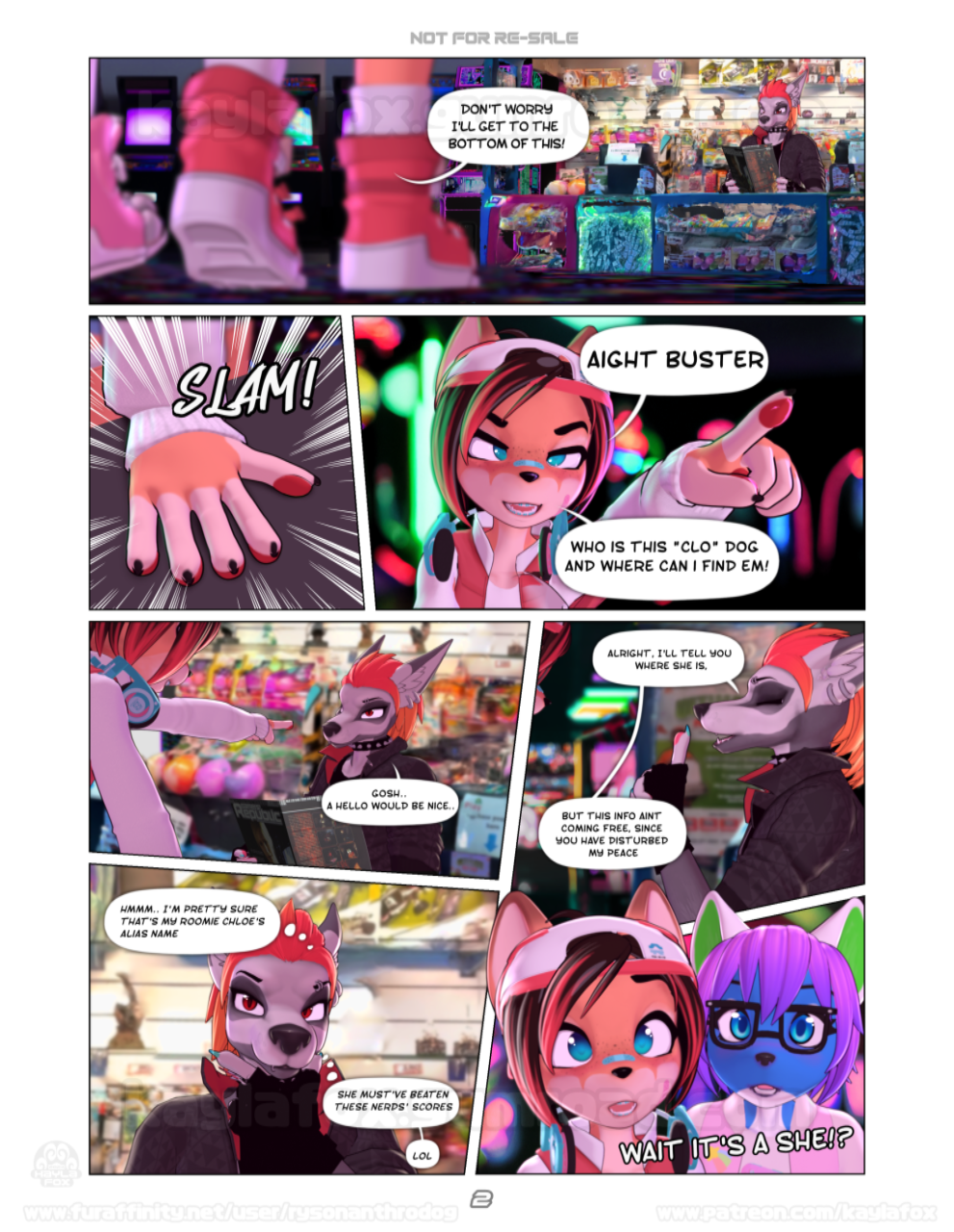 Screenshot 2 for High Scores - Digital Comic (Max Quality, Watermarked)