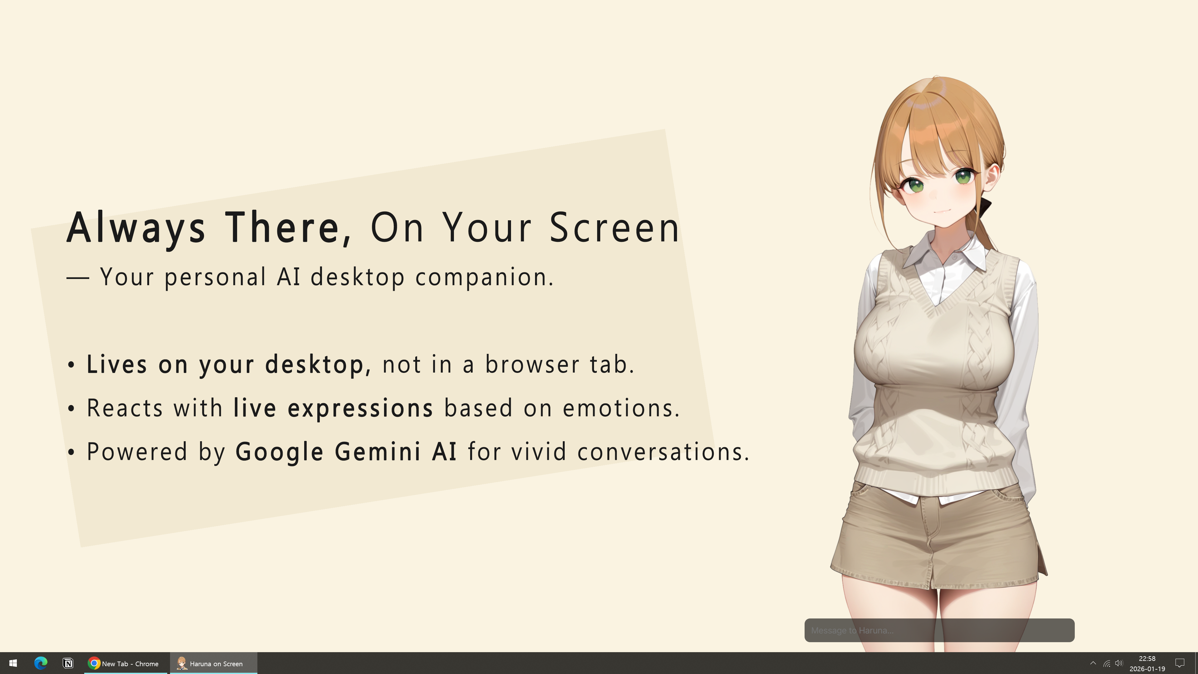 Screenshot 2 for Haruna on Screen