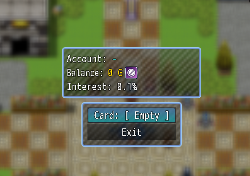 Screenshot 2 for RPG Maker MV/MZ - Bank System
