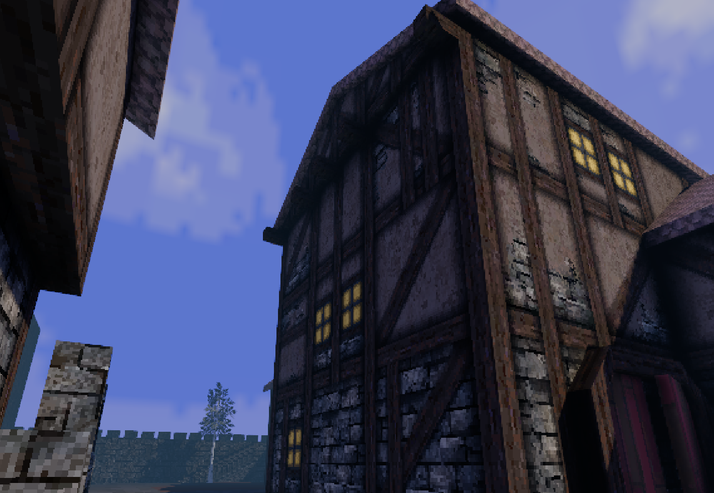 Daggerfall-like Townhouse 64x64 Texture Pack by Level Eleven Games