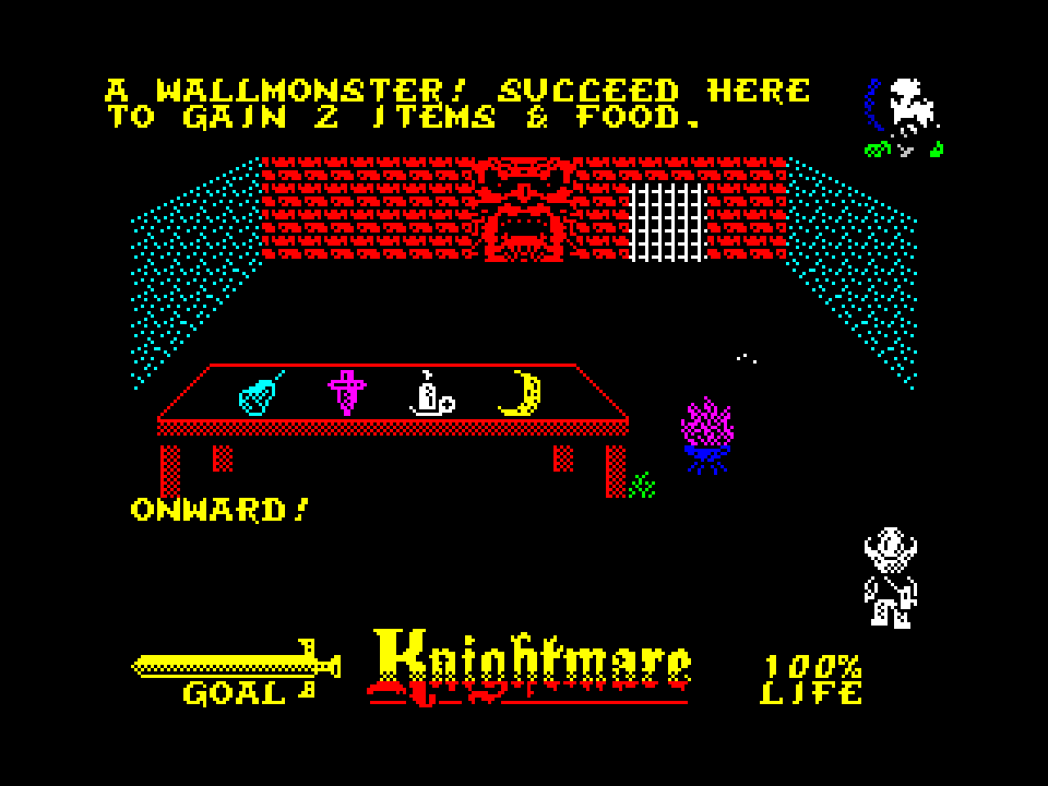 Screenshot 2 for Knightmare (2024) for ZX Spectrum 48/128k
