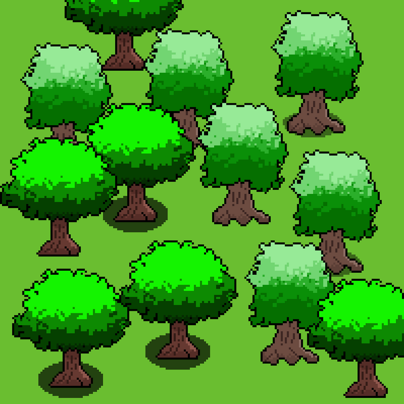 Pixel Studio Tree Pixel Trees Pack – Seasonal & Stylized by Icarus Studios