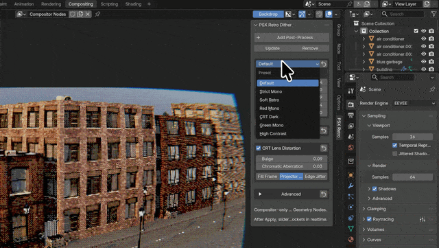 Screenshot 10 for PSX Retro Tools for Blender