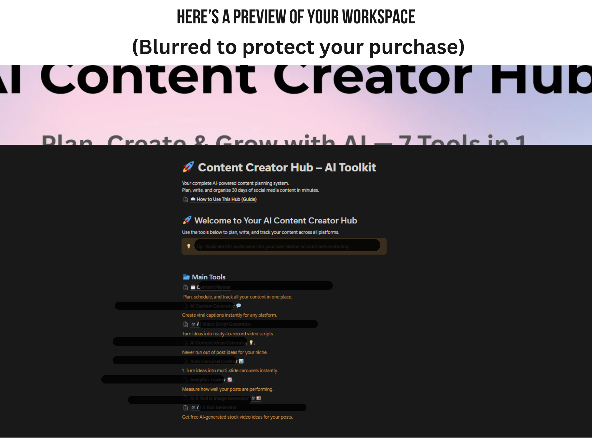 Async Content System — Notion Template (AI Powered) by Async-Systems