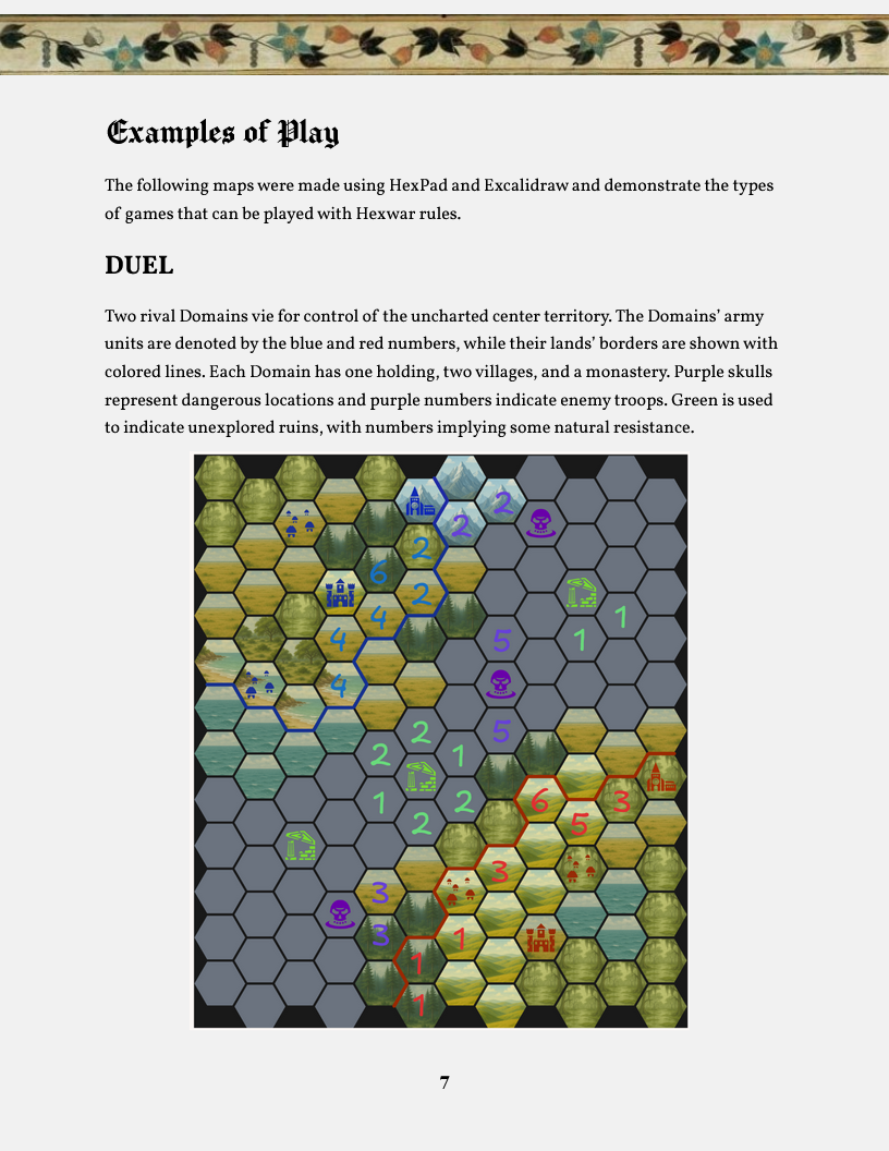 Screenshot 5 for Hexwars with Mythic Bastionland