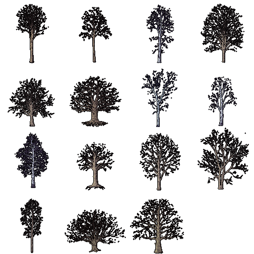 2D AUTUMN FOREST FREE 128x128 by Last tick