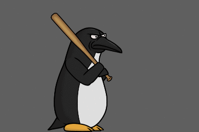 2D Animated Mercenary Penguin by Ismartal