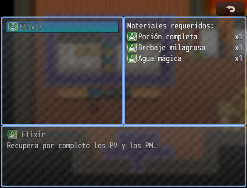 RPG maker MZ plugin (esp) - Crafting system by Akagiz Works