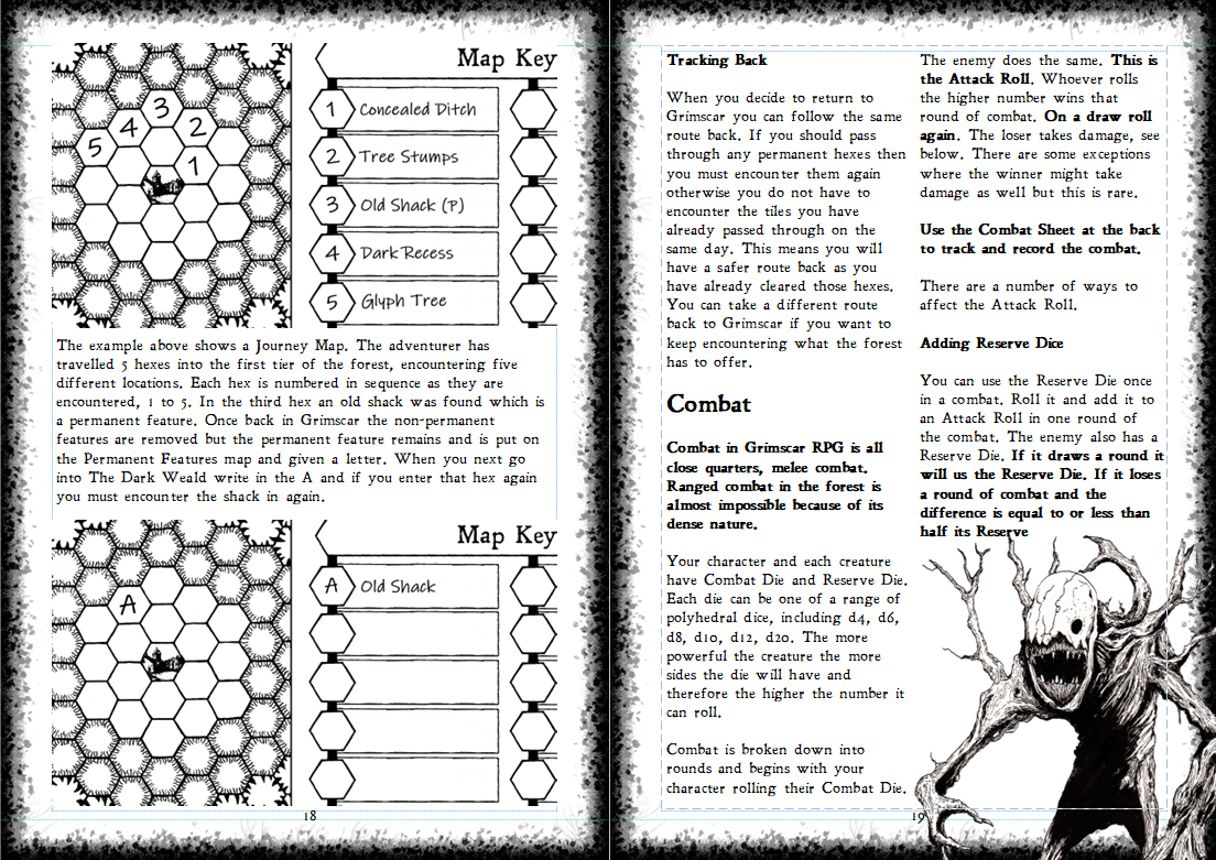 Screenshot 2 for Grimscar RPG - A Solo Grimdark Roleplay Game