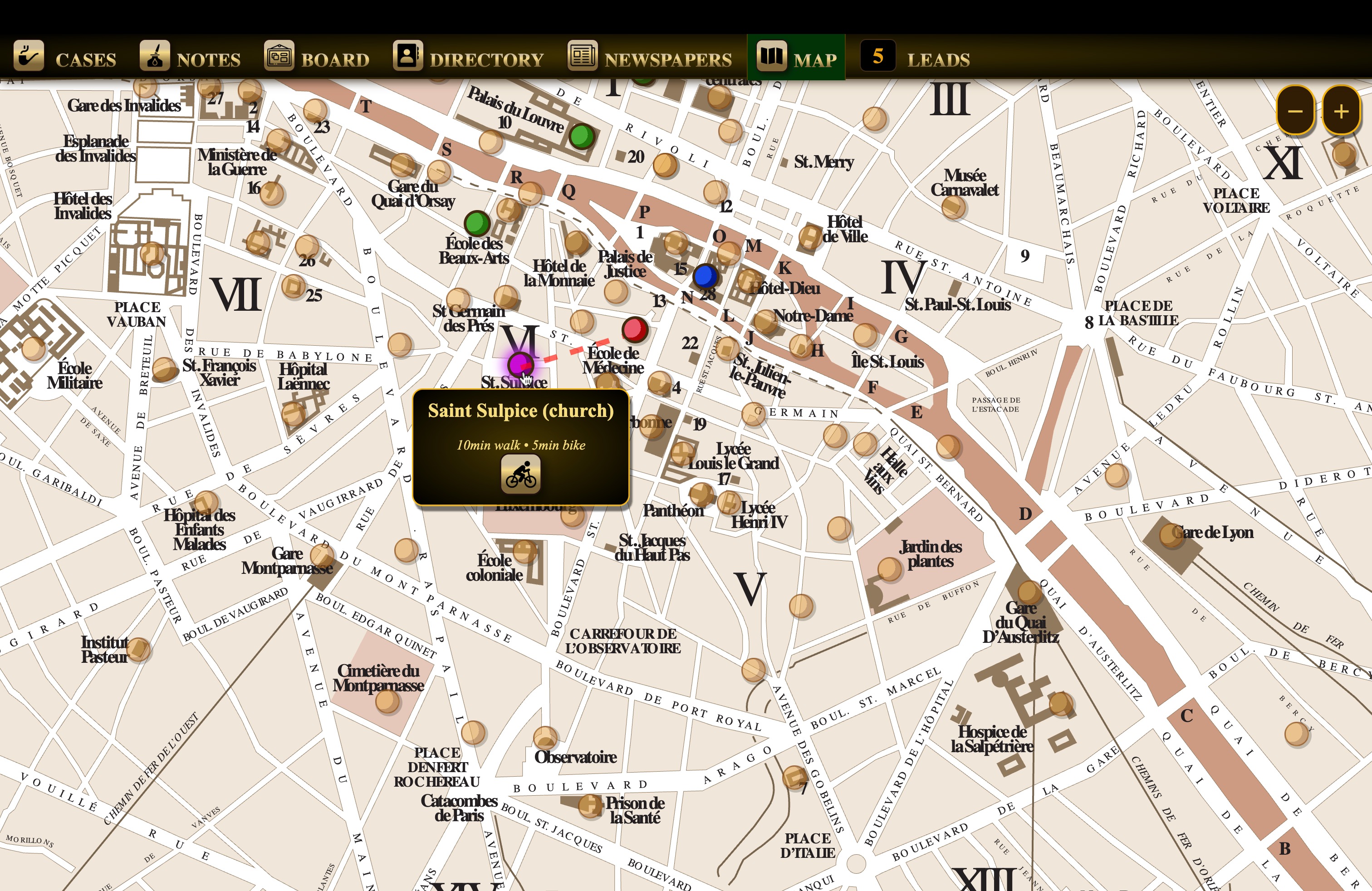 Screenshot 3 for Lecoq : Investigations in 1900