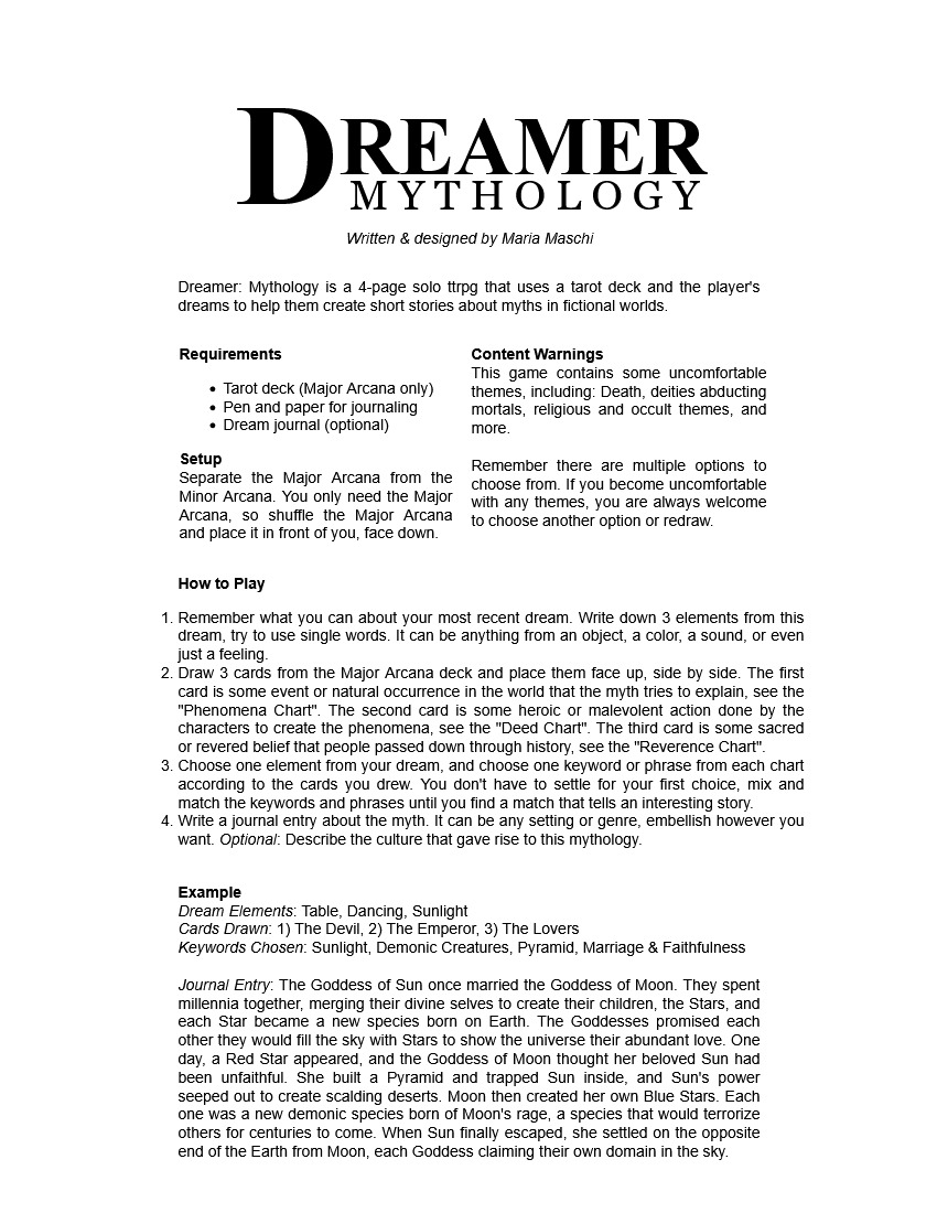 Screenshot 2 for Dreamer: Mythology