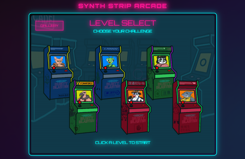 Synth Strip Arcade by Weird Demon Games, Wyrmskin