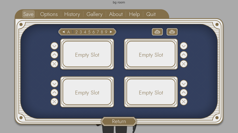 Light Elegance Ren'py GUI template by Skolaztika