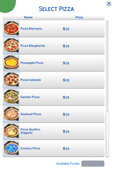 Screenshot 2 for New Pizzas for Pizza Delivery