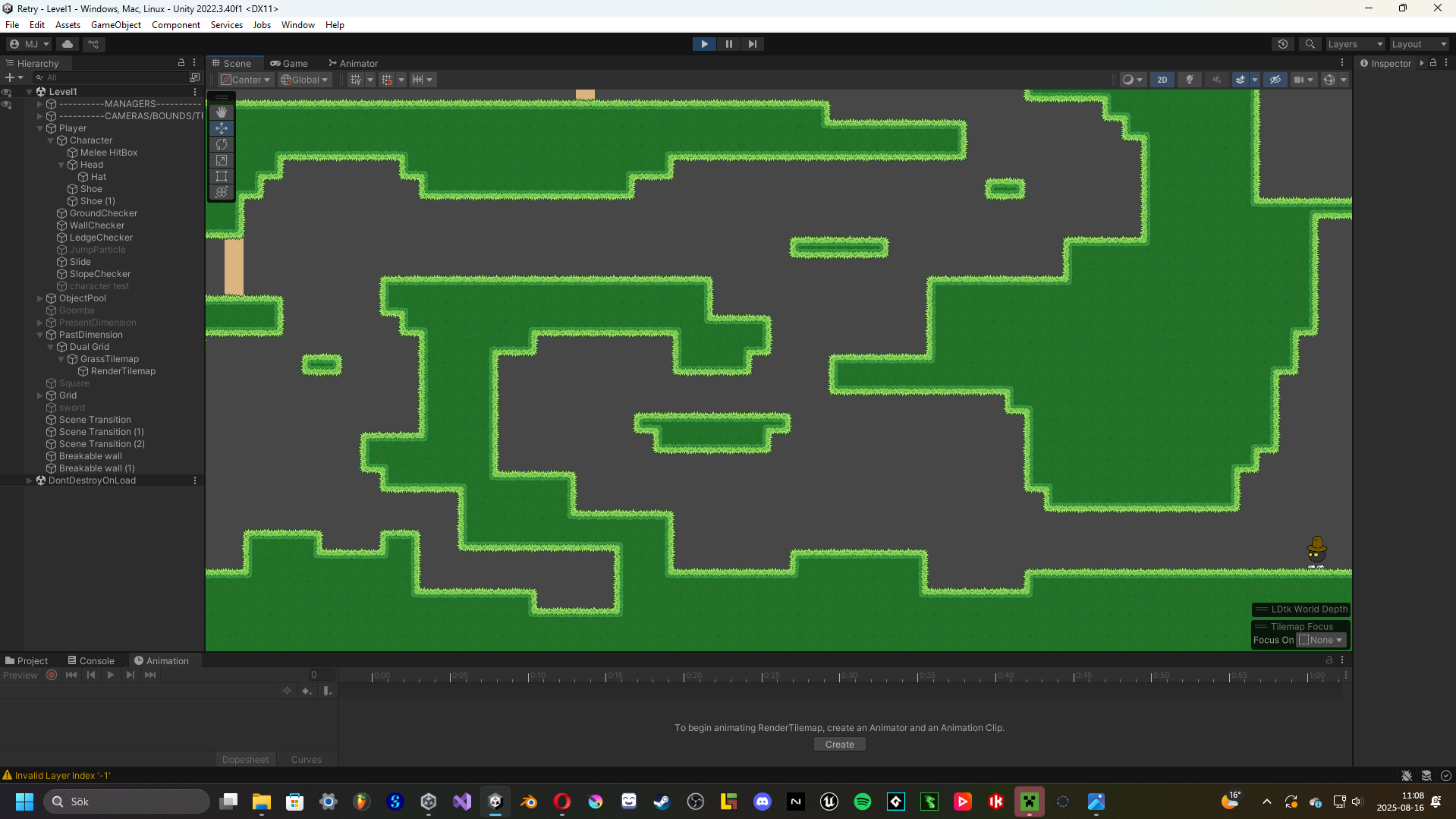Hand Drawn Dual-Grid Tileset by KaffeMedBulla