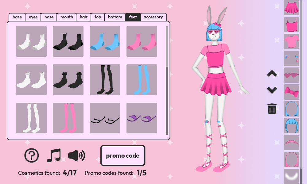 Screenshot 2 for Dress Up Bunbun!