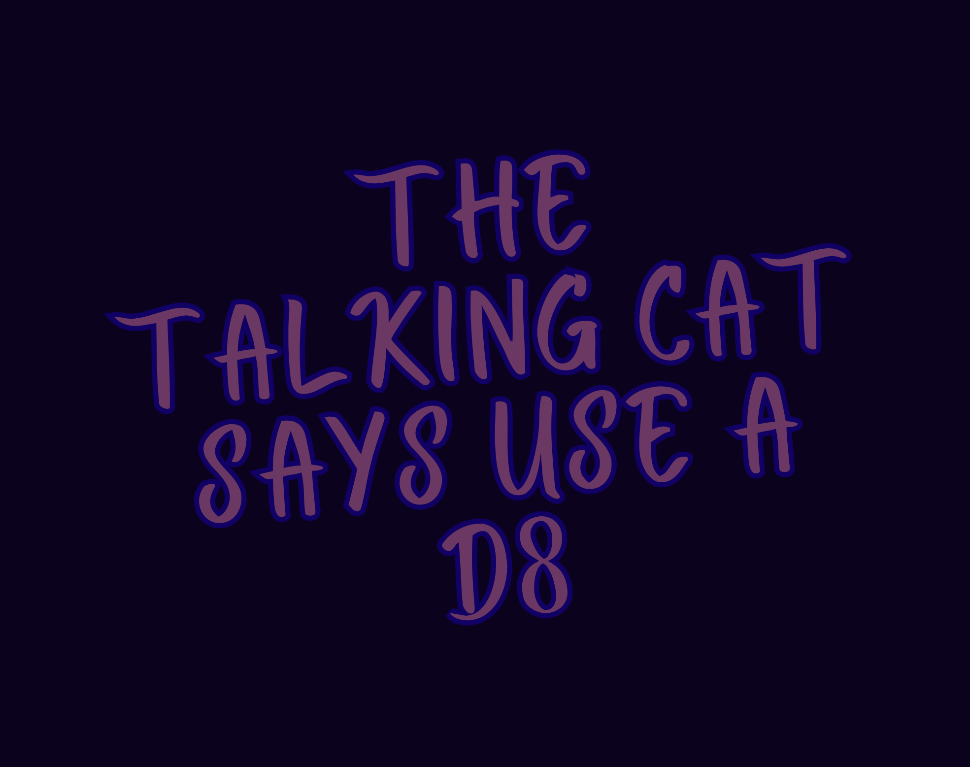 Screenshot 2 for The Talking Cat Says Use A d8