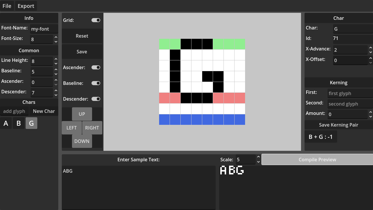 Text To Pixel Pixel Font Designer by tomboy-lover