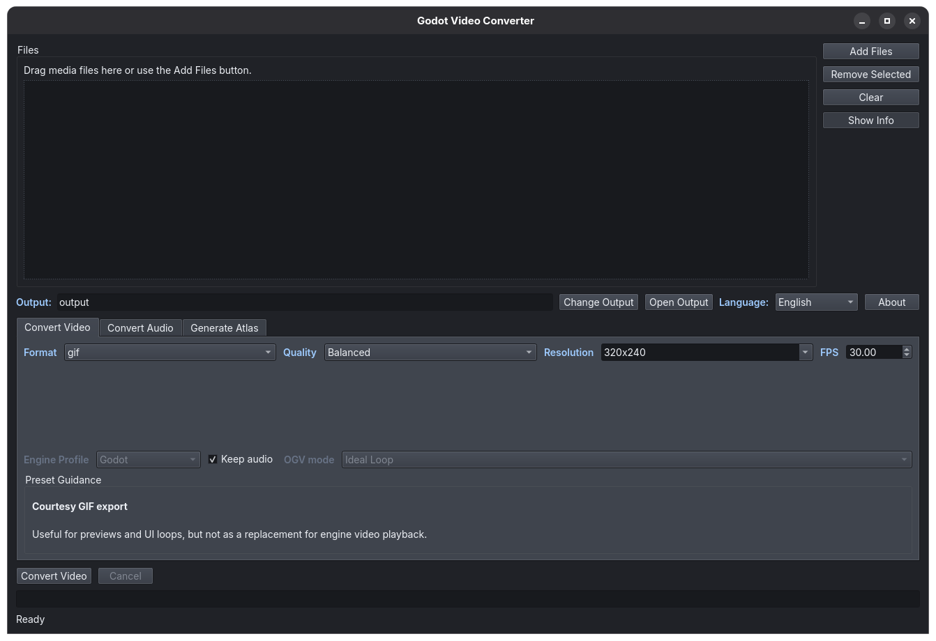 Screenshot 3 for Godot Video Converter