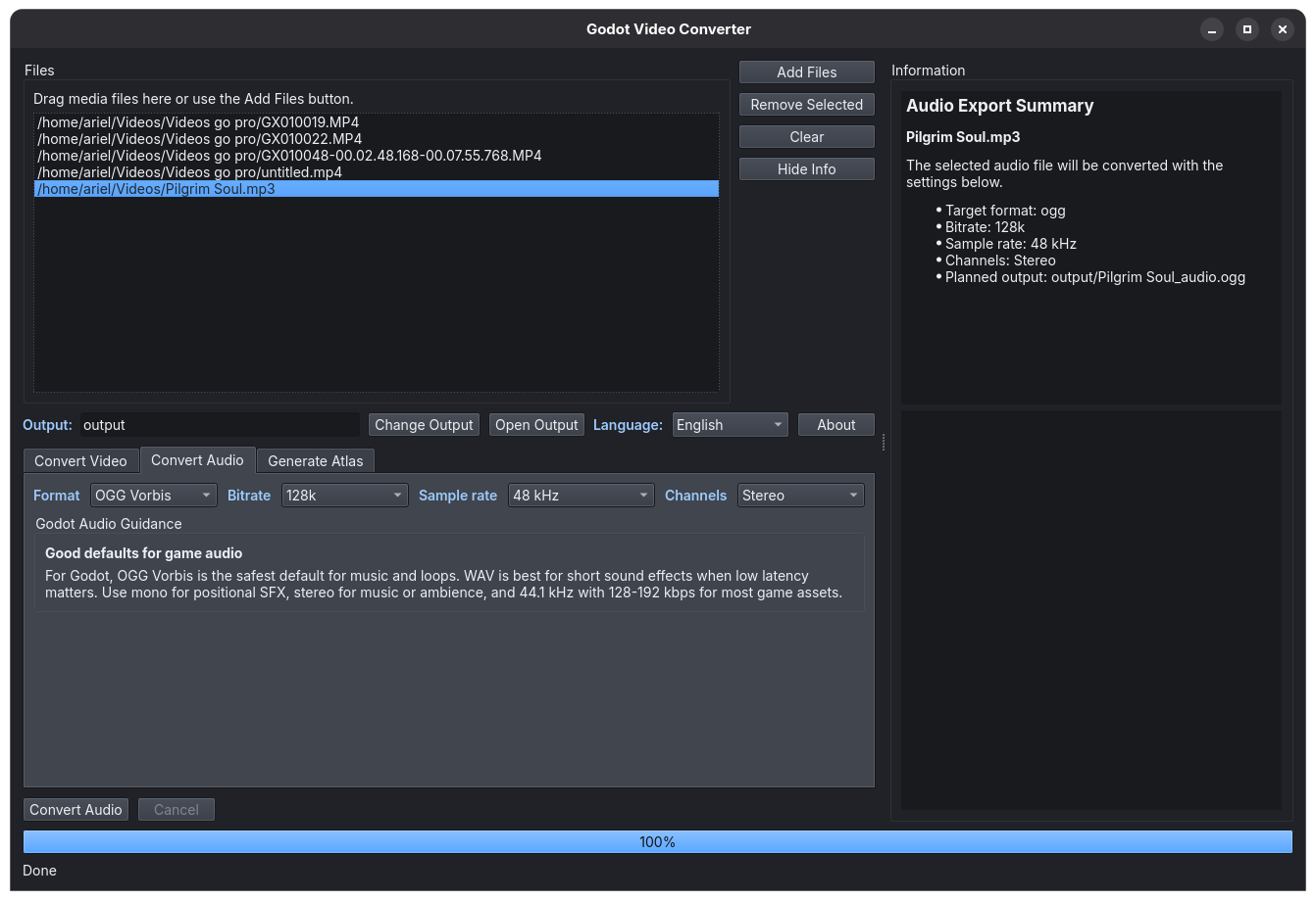 Screenshot 4 for Godot Video Converter