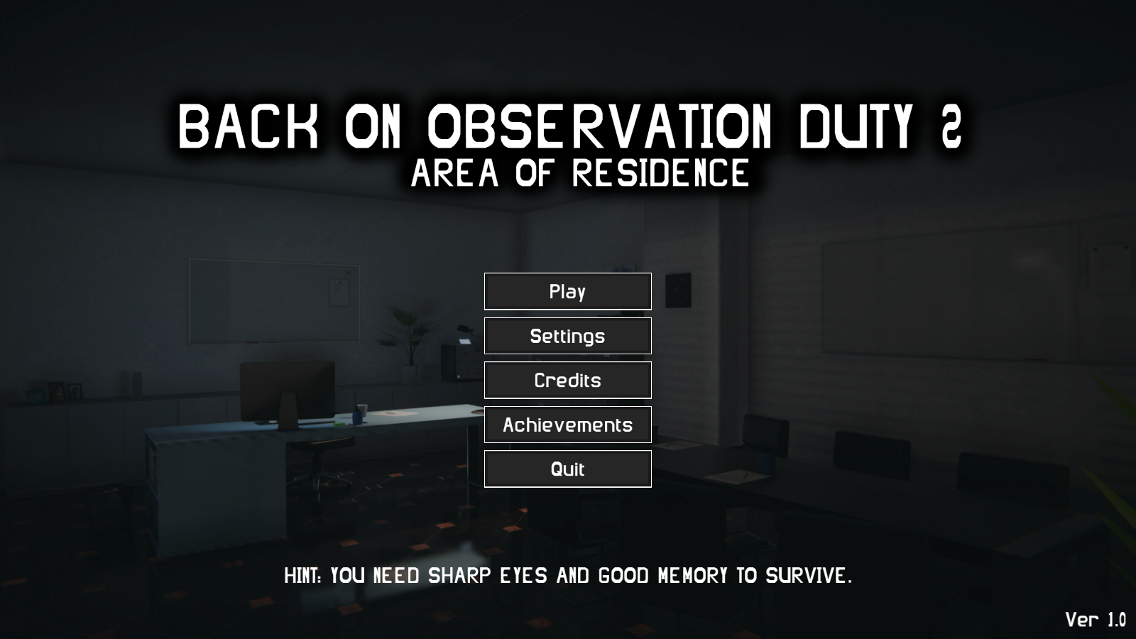 Screenshot 2 for Back on Observation Duty 2: Area of Residence