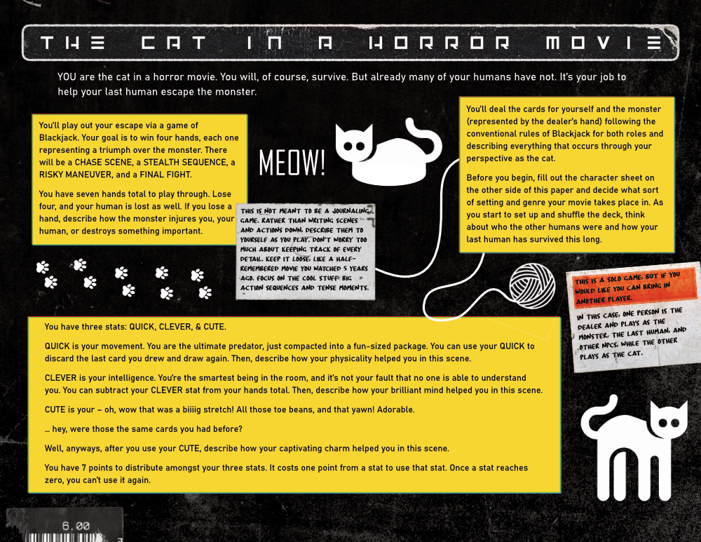 Screenshot 2 for The Cat in a Horror Movie