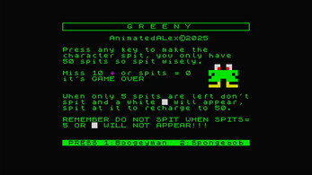 Captura de pantalla del juego GREENY con el personaje Boogeyman disparando a una estrella