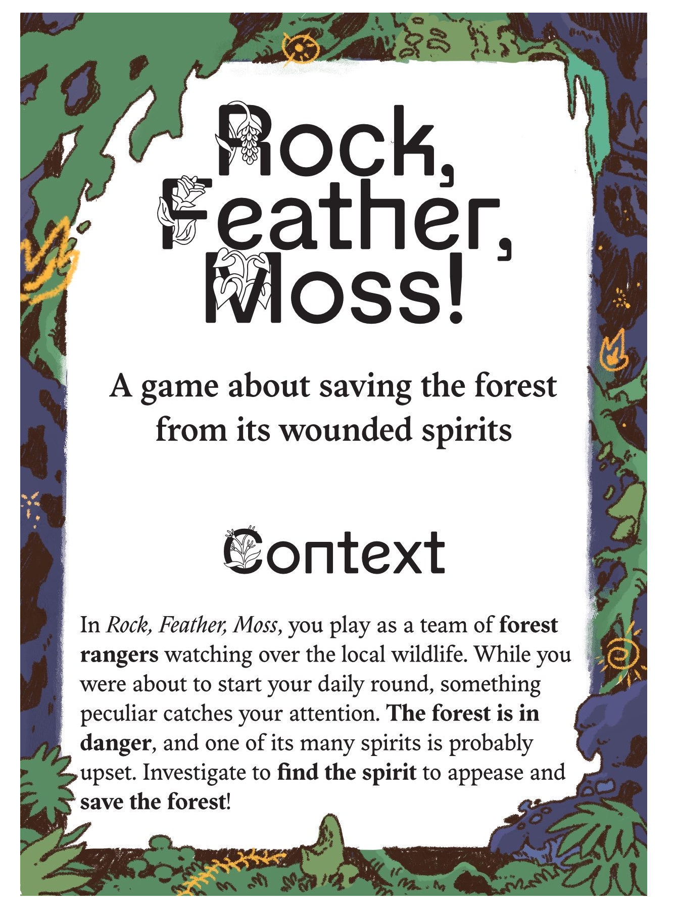 Screenshot 2 for Rock, Feather, Moss!
