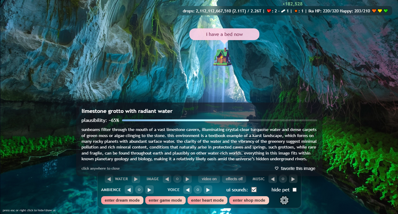 Screenshot 3 for ♡ Relaxing Idle Pet Sim from an Ai Universe ♡ [虹夢・愛戦]