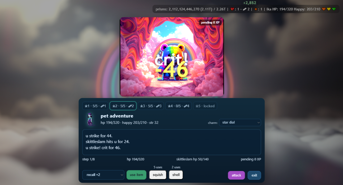 Screenshot 2 for ♡ Relaxing Idle Pet Sim from an Ai Universe ♡ [虹夢・愛戦]