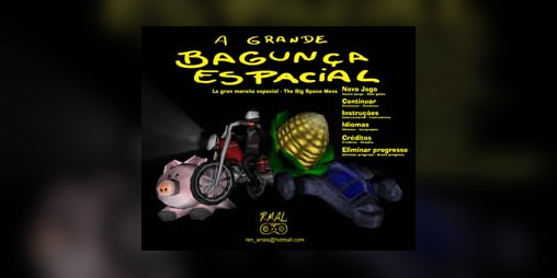 Cover image for A grande bagunça espacial (The big space mess)