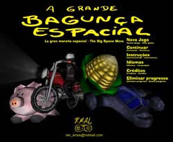 Cover image for A grande bagunça espacial (The big space mess)