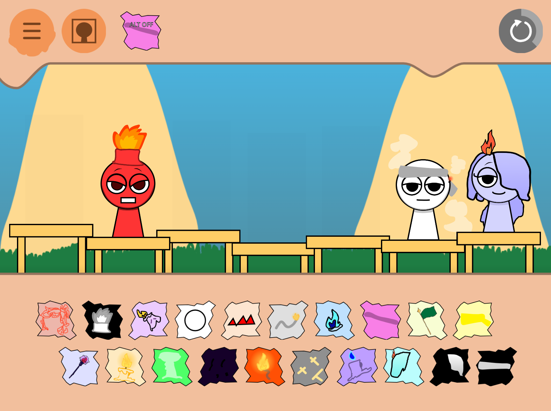 Screenshot 3 for Sprunki! Re-Executed (Chapter 2-Alt)