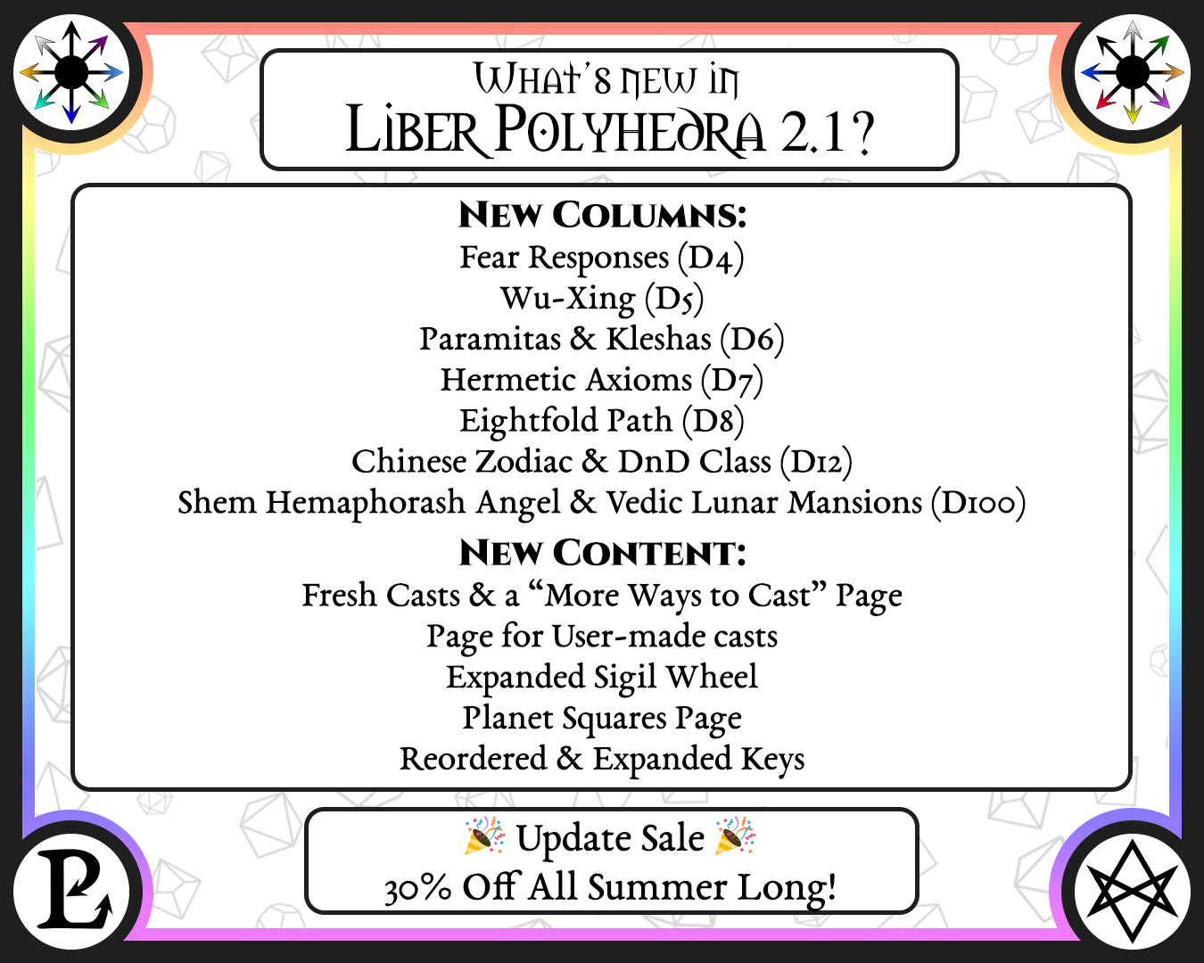 Screenshot 8 for Liber Polyhedra ~ Esoteric Dice Divination
